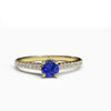 varitsa-jewellers - Solitaire Gold Engagement Ring with 0.5ct Sapphire- 01SG01S